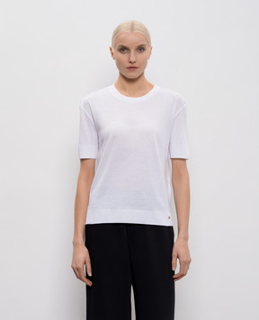 Herno White T-shirt with logo JG000223D52056