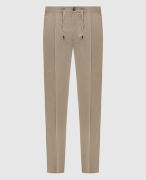 Enrico Mandelli Khaki wool trousers GYM02B4531