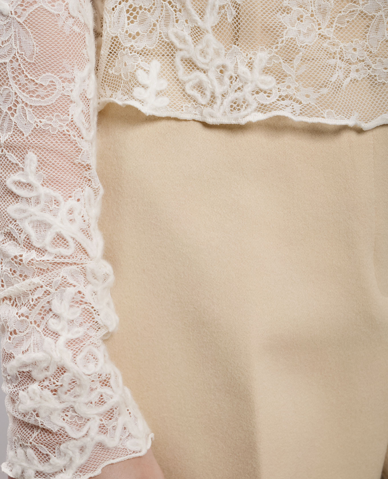 

White lace top Ermanno Scervino Life