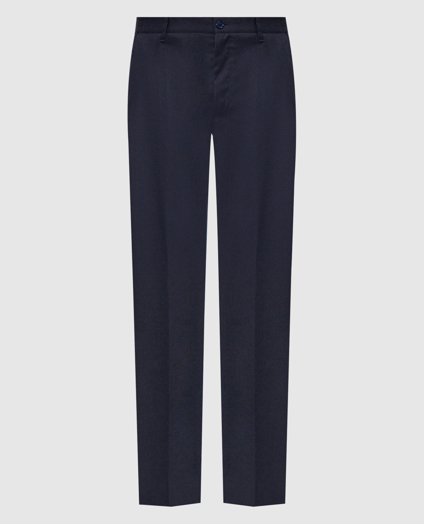 Blue wool pants