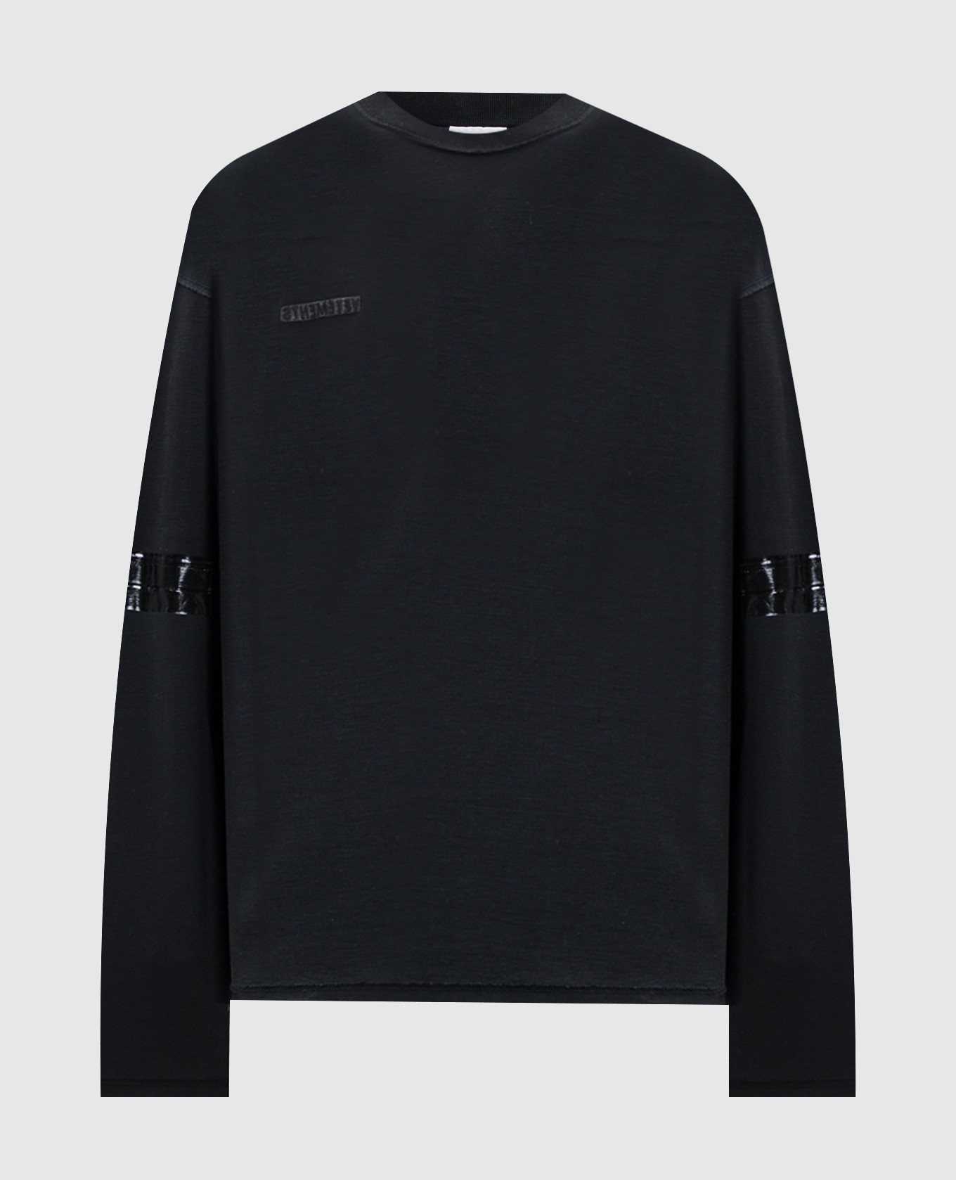 

Black long sleeve with inside-out effect Vetements