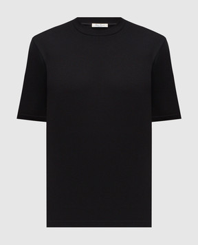 Stefan Brandt Black T-shirt ELI DELUXE ELIDELUXE185