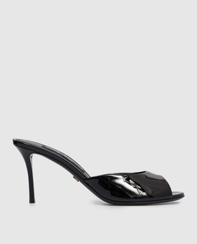 Dolce&Gabbana Keira black patent leather mules CR2023A1471