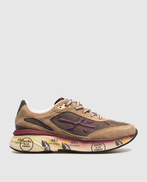 Premiata Brown combination sneakers Moerun MOERUN