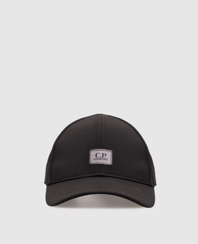 C.P. Company Black insulated cap with logo patch MAC151A006097A