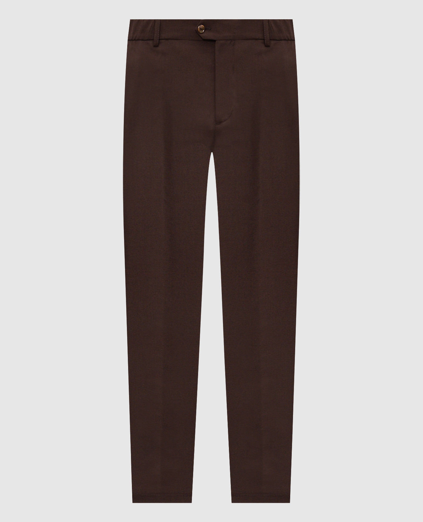 

Brown wool and silk pants Marco Pescarolo