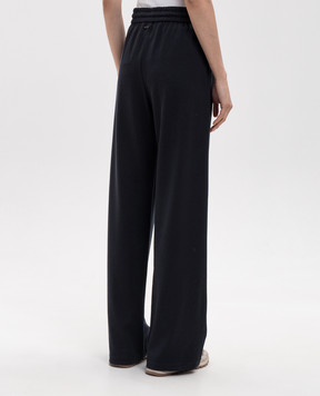 Max Mara DANCING blue sweatpants with silk MXMDANCING