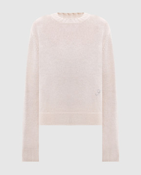 Sporty & Rich Ivory cashmere and wool jumper WS01282327CR01