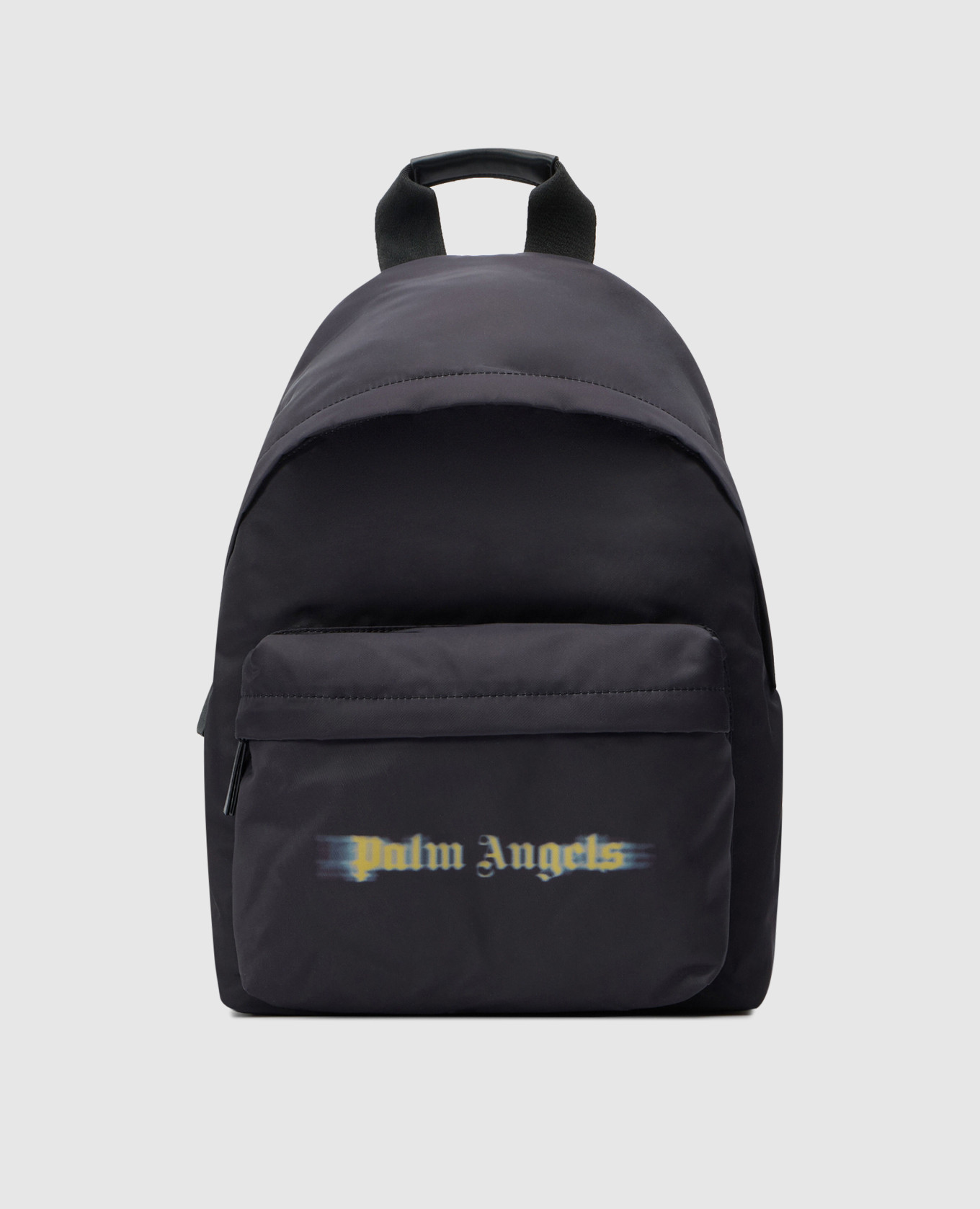 

Black backpack with Blurred logo print Palm Angels