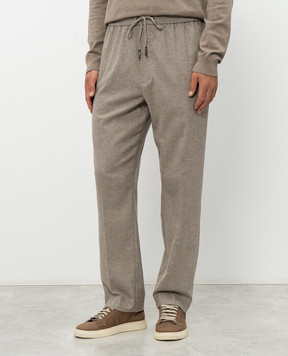 Iceberg Beige wool pants B1203104