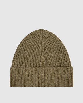 Stone Island Children's green hat with wool and cashmere L2S16N100003S00M3