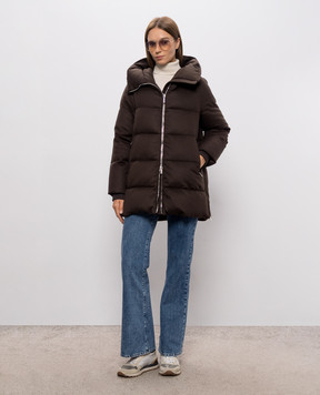 MooRER CARINZIA brown wool and cashmere down jacket CARINZIALS9
