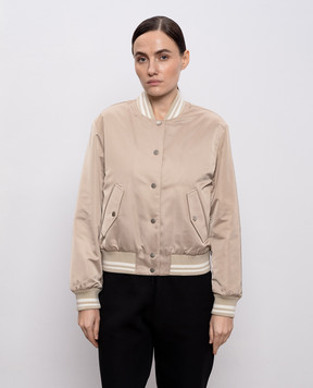 Mackage Beige Juniper bomber jacket JUNIPERSA