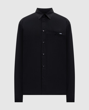 Maison Margiela MM6 Black shirt with logo SH0DT0043M35480