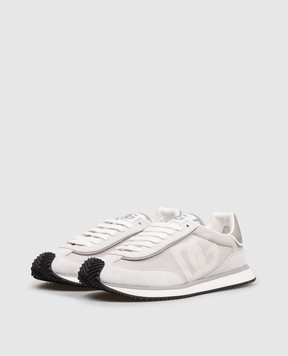 Dolce&Gabbana Grey DG CUSHION combination sneakers CS2288A3D42