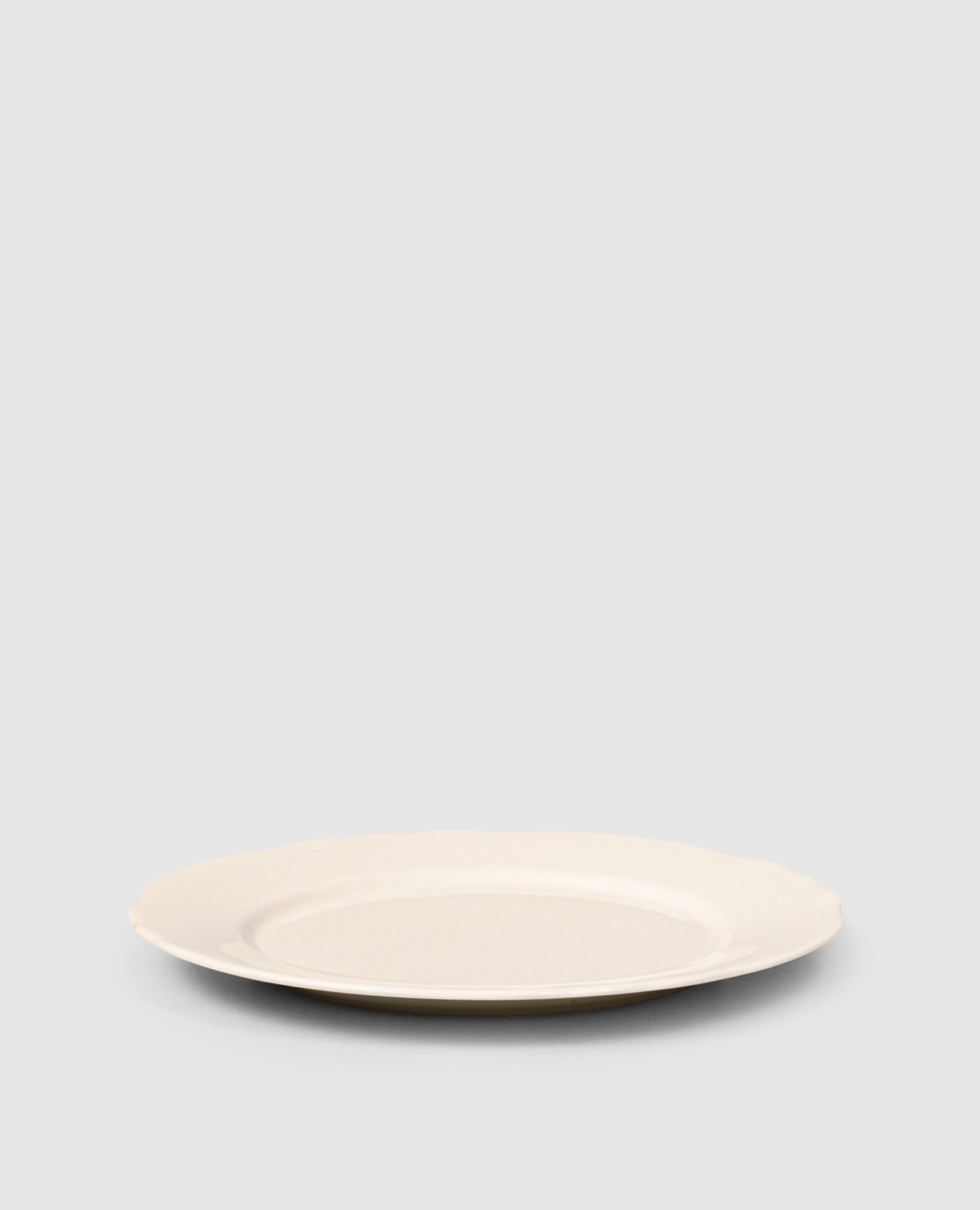 Burano white porcelain dessert plate
