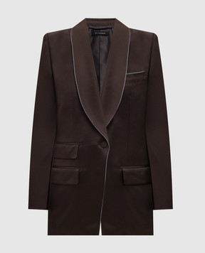 Tom Ford Brown silk jacket GI3080FAX1744