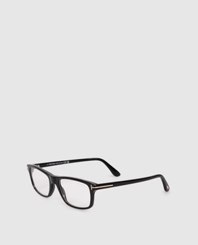 Tom Ford Black monogrammed eyeglass frame FT6119B