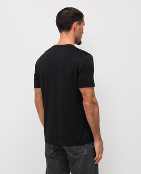 Stefan Brandt ENNO black silk t-shirt ENNOSECO
