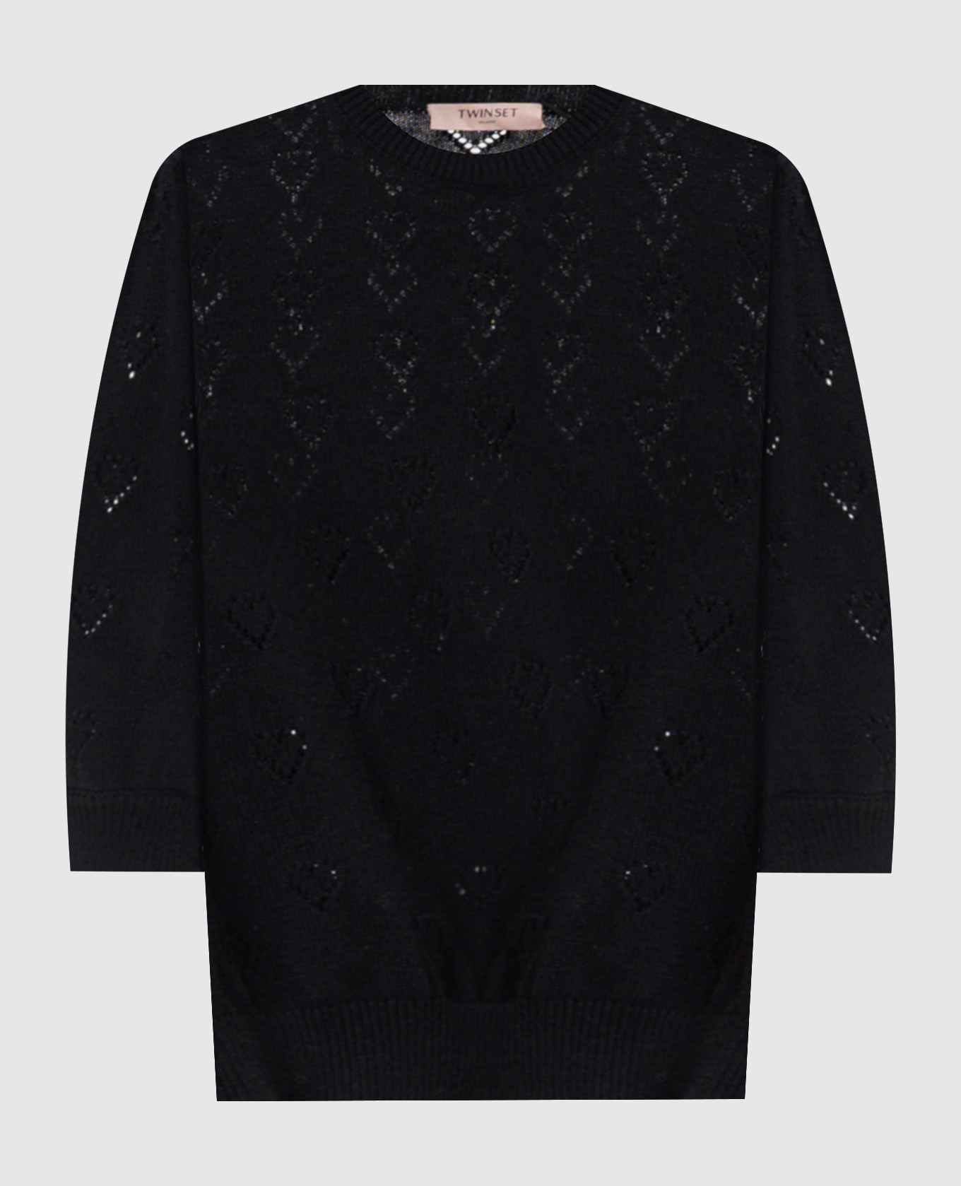 Black cashmere top