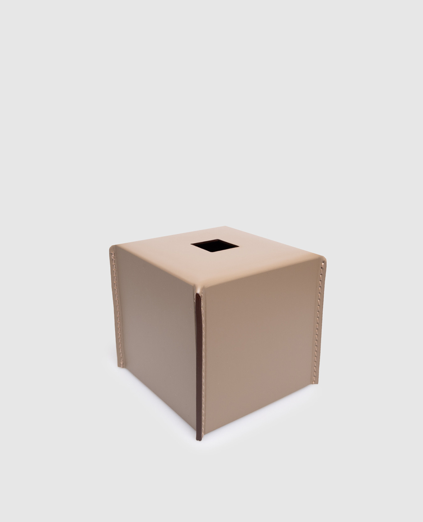 

Beige leather napkin holder MERIDIEN Treesseci