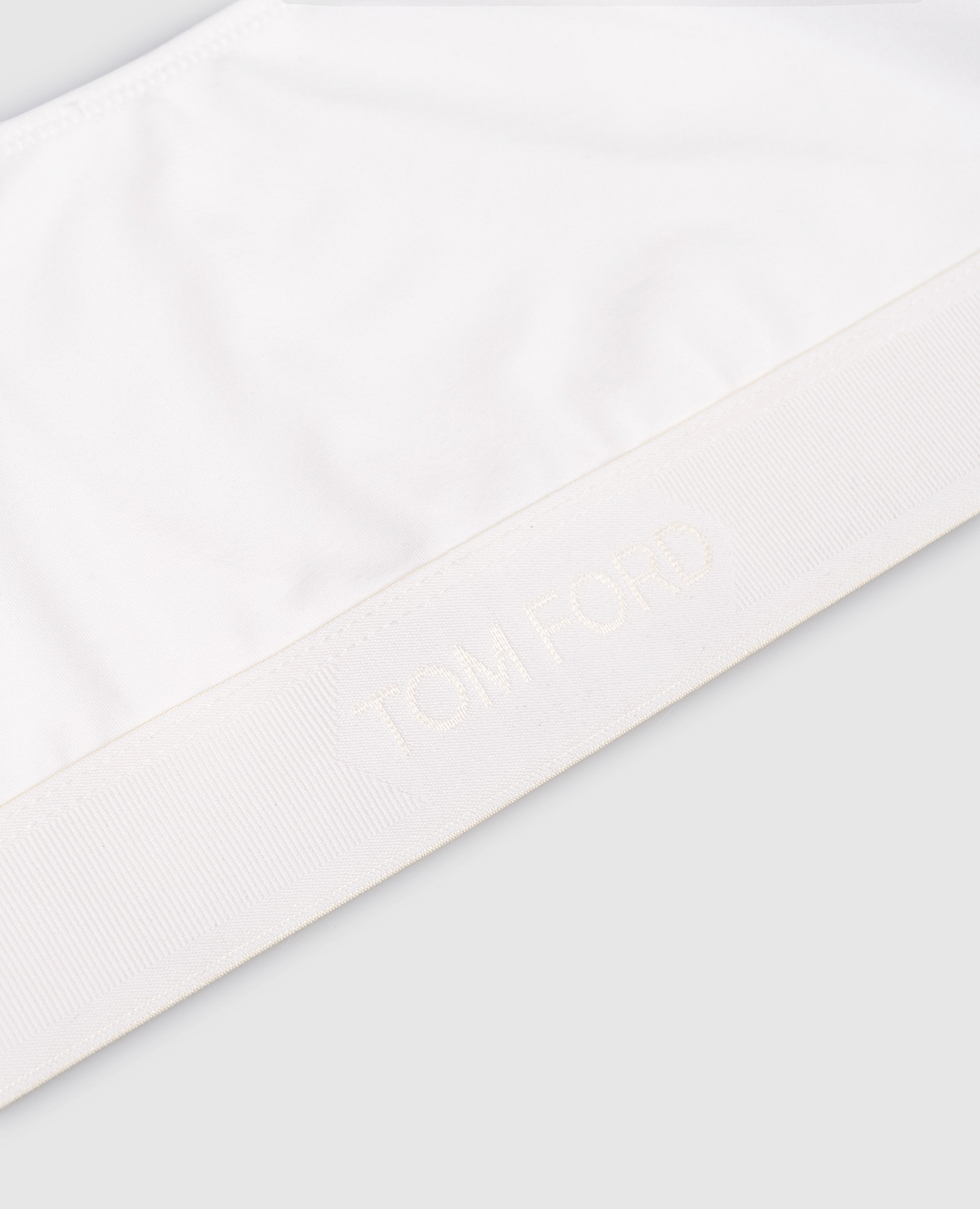 

White top with logo pattern Tom Ford