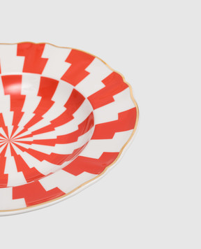 Bitossi Home Porcelain soup plate Lightning ABR00044