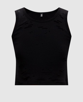 R13 Black top with slits R13WK080K001A