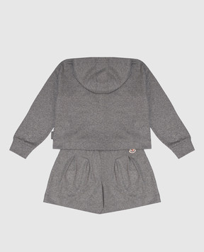 Moncler ENFANT Children's gray suit with wool L29548M0000589B0Y