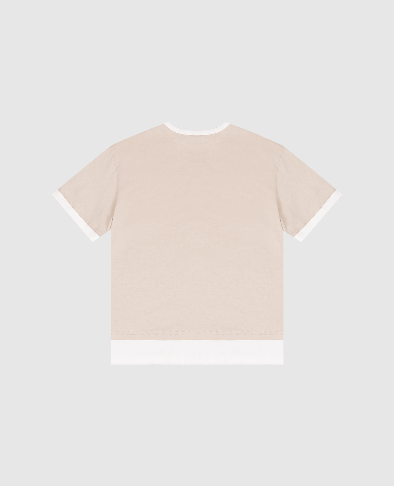 

Children's beige T-shirt with DG patch Dolce&Gabbana