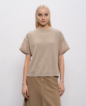 Brunello Cucinelli Beige T-shirt M19259500