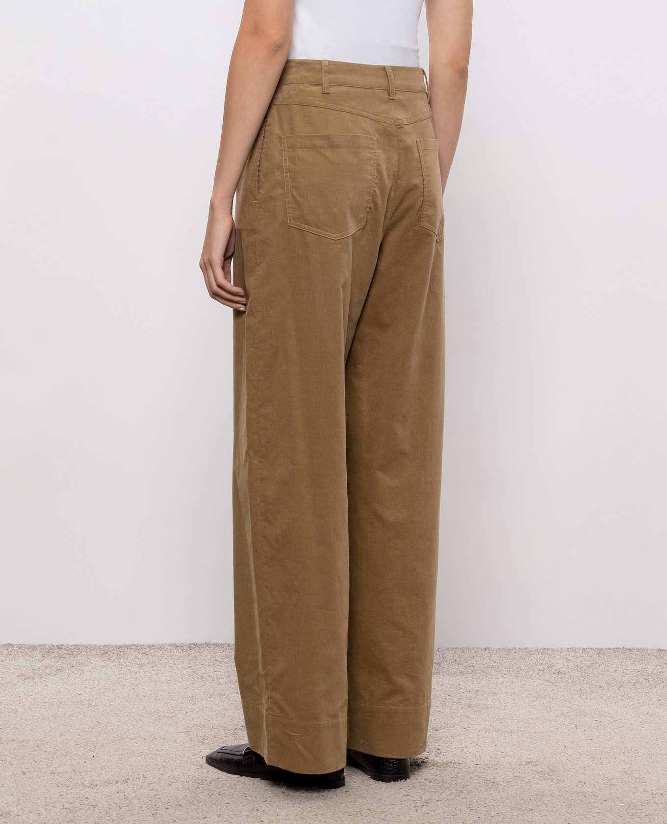 Brown velvet pants Twinset 4