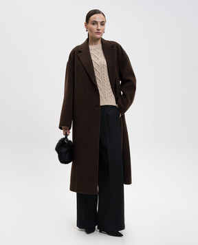 Juun.j Beige wool sweater with a pattern JW5Y51W040
