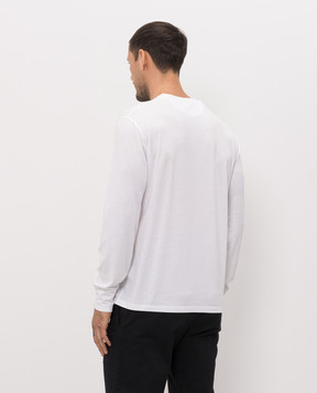 Tom Ford White longsleeve with embroidered monogram logo JCL006JMT012