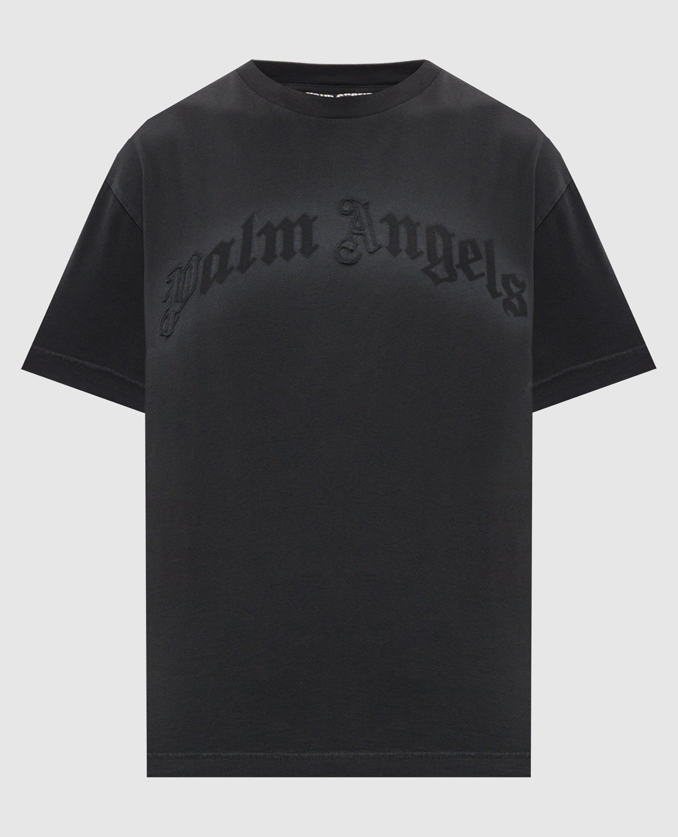 Black t-shirt with logo print Palm Angels