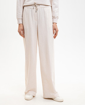 Peserico Beige melange sweatpants A04590J02379E