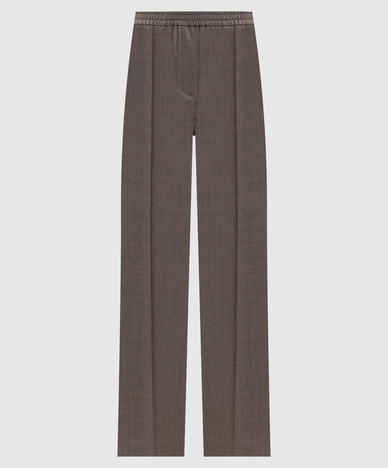 Brown PETRA pants with wool