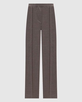Max Mara Weekend Brown PETRA pants with wool WKDPETRA