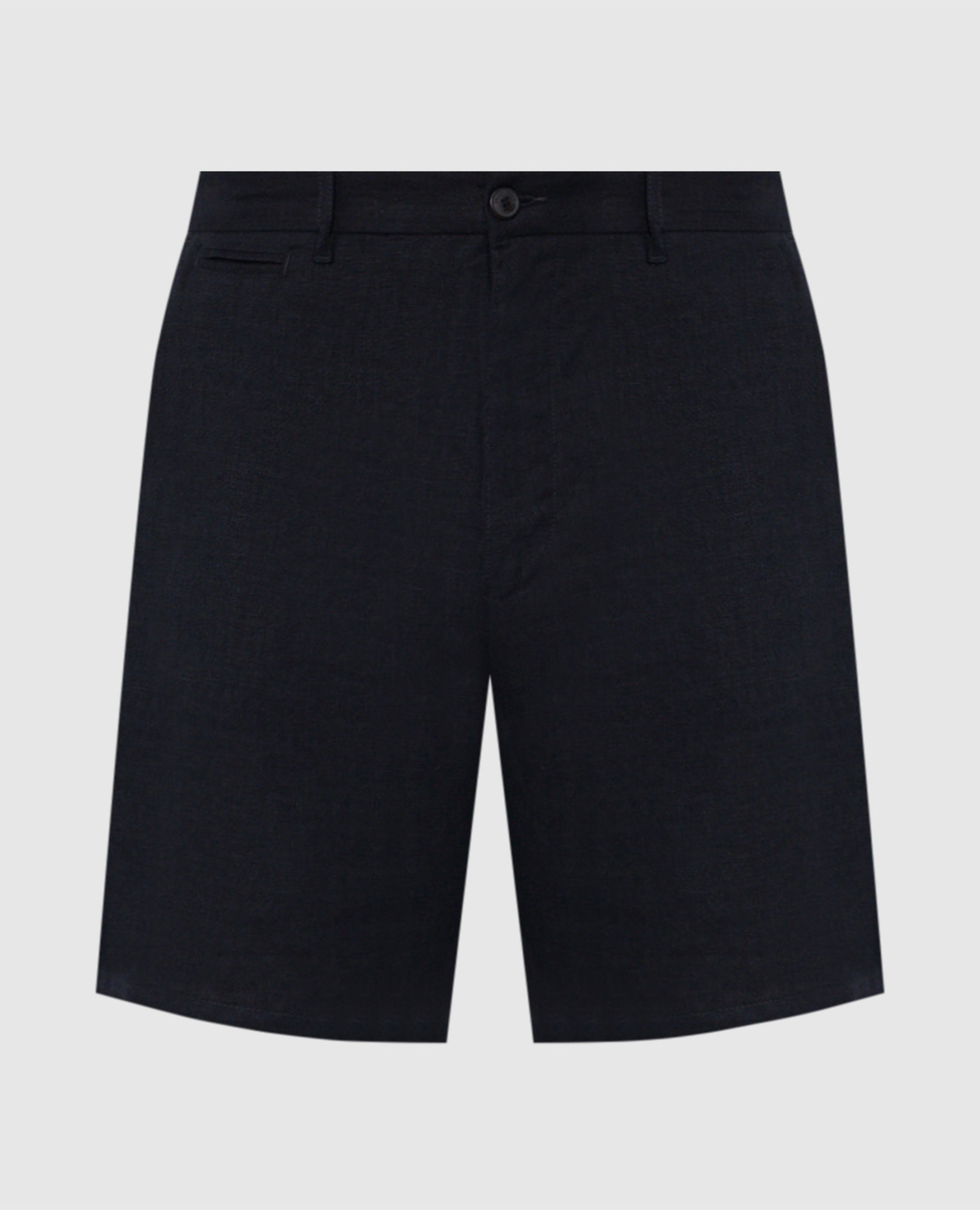 

Blue linen shorts Trussardi