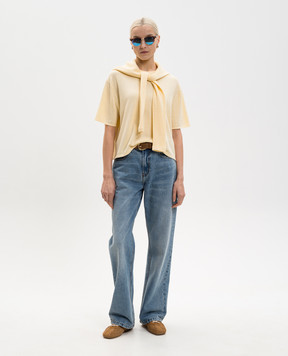 LISA YANG Rubie yellow cashmere top 2025145