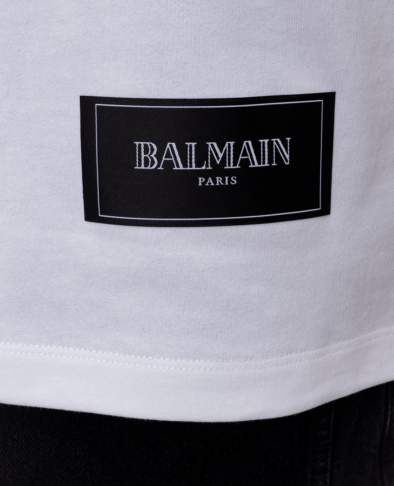Set of T-shirts with logo patch Balmain 5