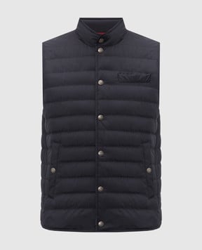 Brunello Cucinelli Blue down vest MV4081711