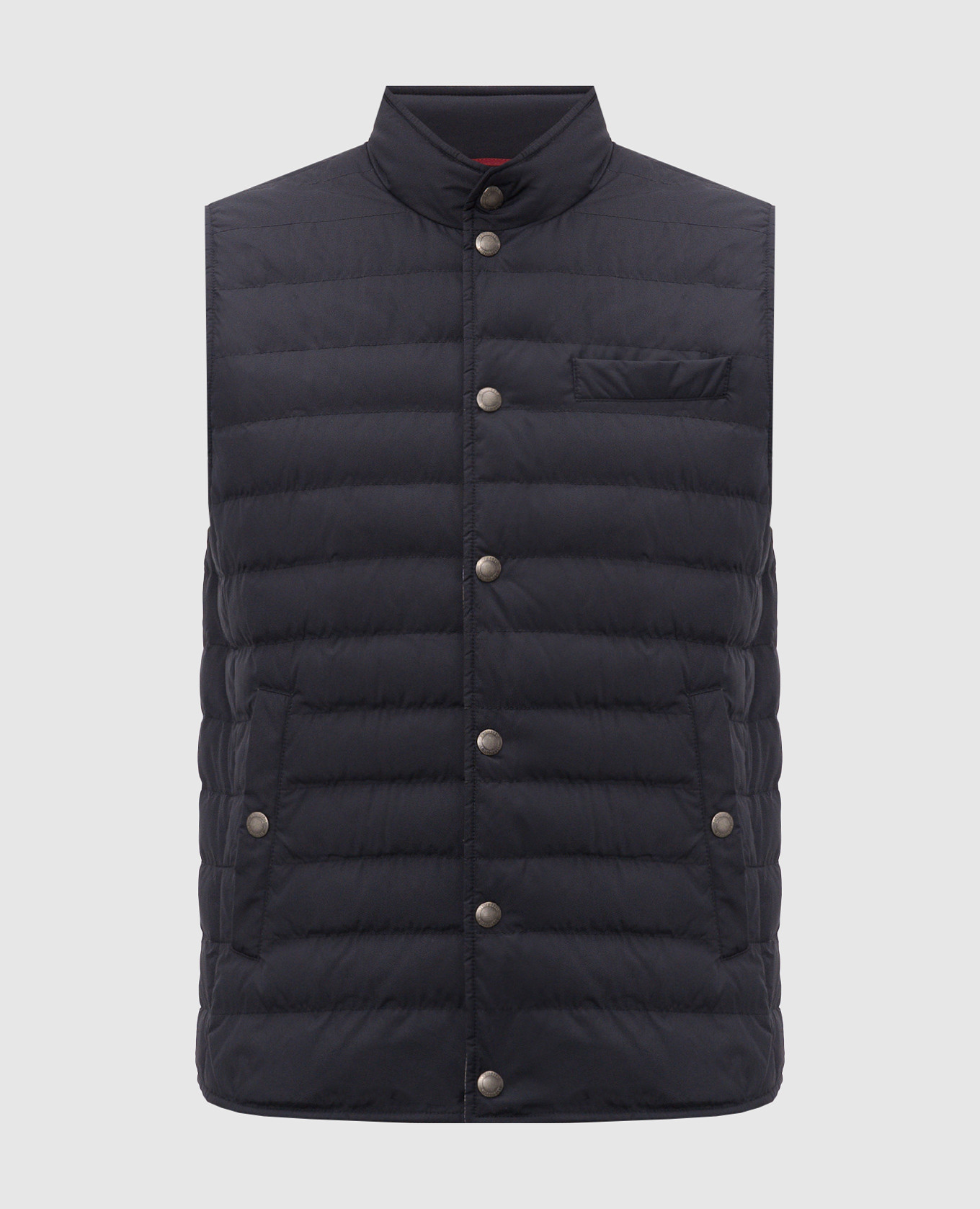 Blue down vest