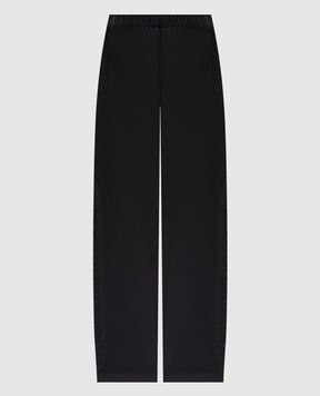 Alexander Wang Black perforated track pants UWC3264449
