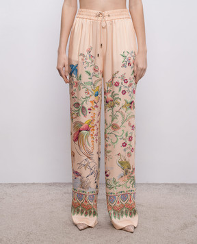 Etro Pink floral print pants WREA007299SPSI6