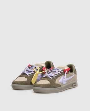 Off-White End of Play khaki combo sneakers OWIA28NZ26FAB002