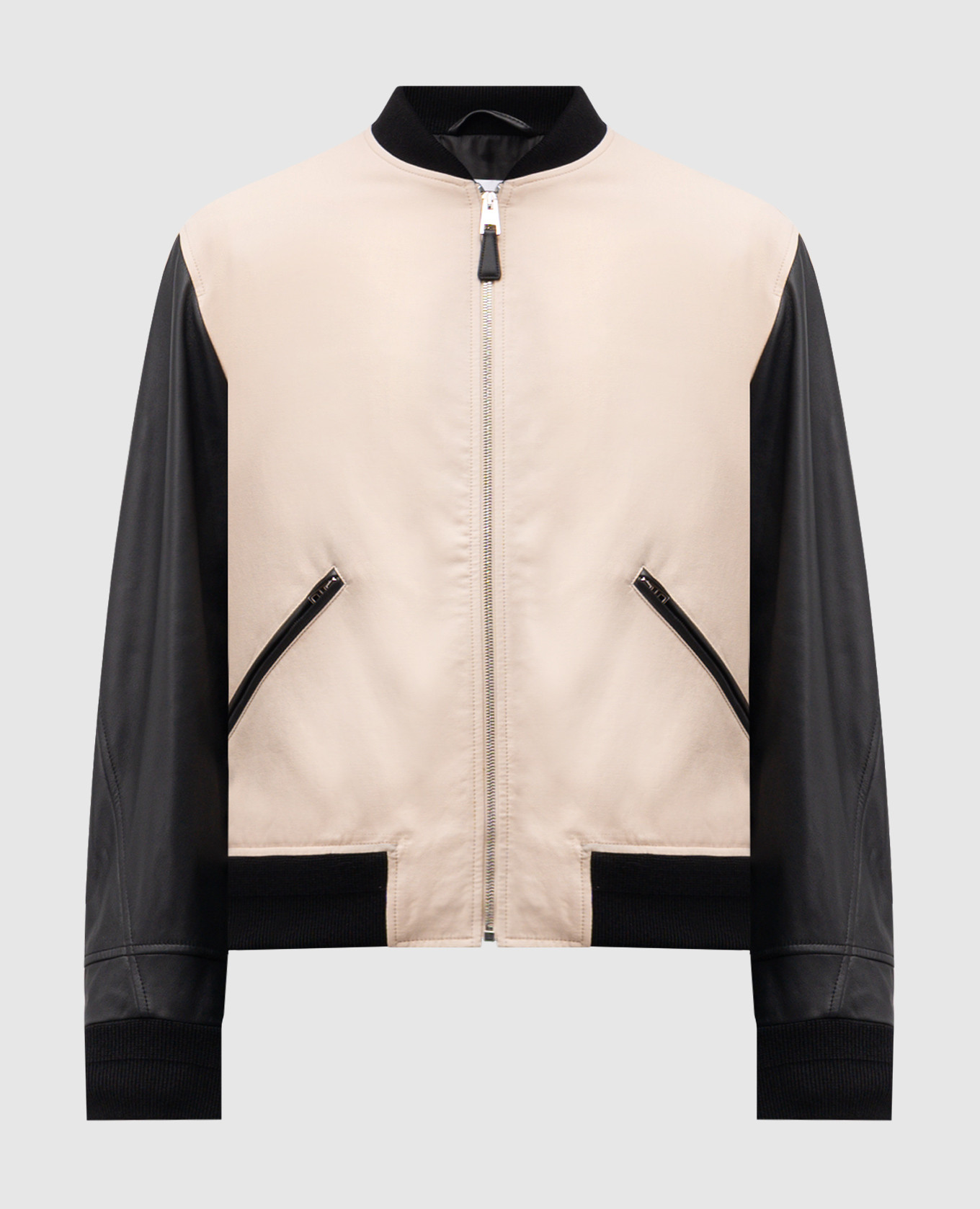 

Beige logo combination bomber jacket Givenchy