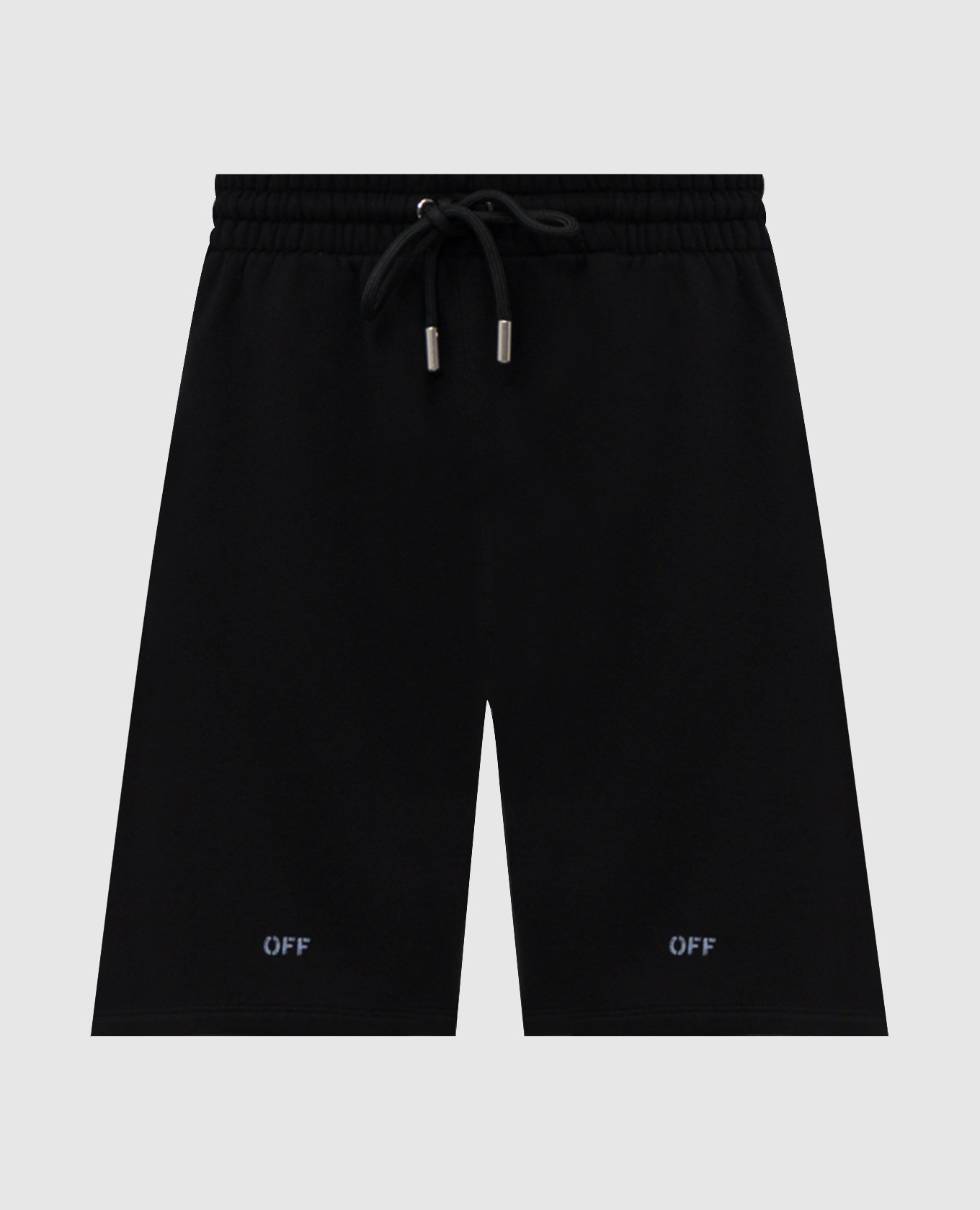 

Black shorts with logo print Off-White