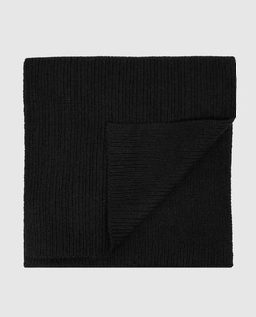 Cashmere&Whiskey Black cashmere scarf AU1901305341MI