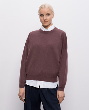 Brunello Cucinelli Marsala cashmere sweater M12244410P